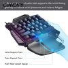 1pc RGB Backlit One-Handed Mini Gaming Keyboard - Portable Game Controller Keypad for PC, PS4 & Xbox Gamers 13 4