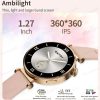 2024 Gt4 Mini Bracelet Women's Smart Watch: IP68 Waterproof, NFC Sport Enabled, Bluetooth Call Feature & Compass - Amoled Display Lady SmartWatch 12 3