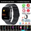 2024 Medical Grade Men's Smart Watch: ECG+PPG, Blood Glucose Monitor, Heart Rate & Blood Pressure Tracker - Micro Physical Examination Health Watches 42 16
