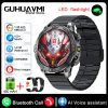 2024 Military GPS Smart Watch for Men: Outdoor, AMOLED HD Screen, Heart Rate & Blood Pressure Monitor, Bluetooth Call Feature and Waterproof 44 0|