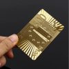Euro Style Gold Foil Poker Cards - Waterproof Plastic Playing Card Game Props, Magic Tools and Holiday Collectibles for Party Gifts 14 5