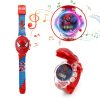 Boys Super Hero Kids Watch: Luminous Cartoon Children's Wristwatch with Colorful Flash Light & Music - Ideal Party Gift Clock for Boys, Unique and Fun Timepiece 22 0|