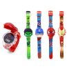 Boys Super Hero Kids Watch: Luminous Cartoon Children's Wristwatch with Colorful Flash Light & Music - Ideal Party Gift Clock for Boys, Unique and Fun Timepiece 23 8