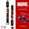 MINISO Spiderman Waterproof Digital Kid's Watch with LED Clock and Sport Wristband Bracelet for Boys - relogio montre Style 42 9