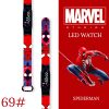 MINISO Spiderman Waterproof Digital Kid's Watch with LED Clock and Sport Wristband Bracelet for Boys - relogio montre Style 57 24