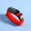 Disney Mickey Kids Watch: Waterproof LED Sports Bracelet for Girls with Spiderman Doll Feature - Electronic Children's Timepiece 50 16