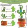 Singing Dancing Talking Cactus Toy for Baby Boys and Girls, 1pc Mimicking Recording Repeating Sunny Cactus Up Plus - Perfect Interactive Toys For Kids 11 3