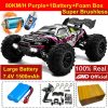 High-Speed 1:16 Brushless RC Drift Car with LED Lights - 80km/h, 4WD Electric Racing Monster Truck for Kids and Adults 30 2