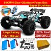 High-Speed 1:16 Brushless RC Drift Car with LED Lights - 80km/h, 4WD Electric Racing Monster Truck for Kids and Adults 31 3