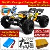High-Speed 1:16 Brushless RC Drift Car with LED Lights - 80km/h, 4WD Electric Racing Monster Truck for Kids and Adults 33 5