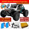 High-Speed 1:16 Brushless RC Drift Car with LED Lights - 80km/h, 4WD Electric Racing Monster Truck for Kids and Adults 37 9