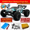 High-Speed 1:16 Brushless RC Drift Car with LED Lights - 80km/h, 4WD Electric Racing Monster Truck for Kids and Adults 38 10