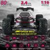 High-Speed 1:16 Brushless RC Drift Car with LED Lights - 80km/h, 4WD Electric Racing Monster Truck for Kids and Adults 50 22