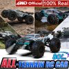 High-Speed 1:16 Brushless RC Drift Car with LED Lights - 80km/h, 4WD Electric Racing Monster Truck for Kids and Adults 53 25