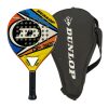 Professional Carbon Fiber Padel Racket for Seniors with Soft EVA Face and Bag Cover - Ideal Training Accessory for Men & Women 14 5