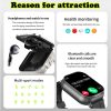 2024 Smart Watch 2 in 1 With Earphone Smartwatch Bluetooth Call Men Watch GPS Track Heart Rate Monitor Play Music SmartWatch 26 10